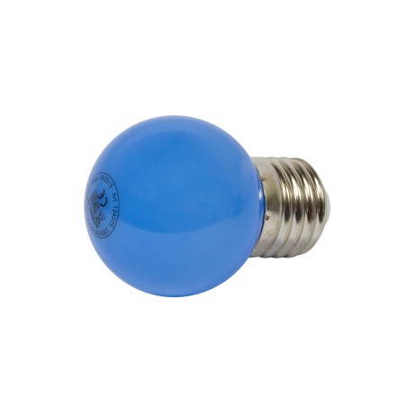 Synergy 21 LED Retrofit E27 Tropfenlampe G45 blau 1 Watt für Lichterkette - 124275 - 1