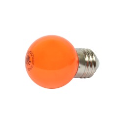 Synergy 21 LED Retrofit E27 Tropfenlampe G45 orange 1 Watt für Lichterkette - 124280 - 1
