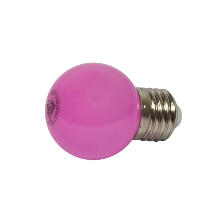 Synergy 21 LED Retrofit E27 Tropfenlampe G45 pink 1 Watt für Lichterkette - 124281 - 1