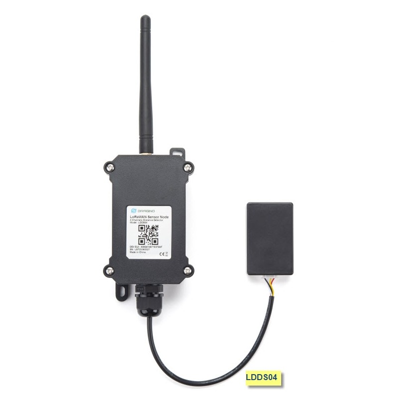 DRAGINO · Sensor · LoRa · LoRaWAN · LDDS04-EU868 · 4 Kanal Entfernungssensor - 207665 - 2