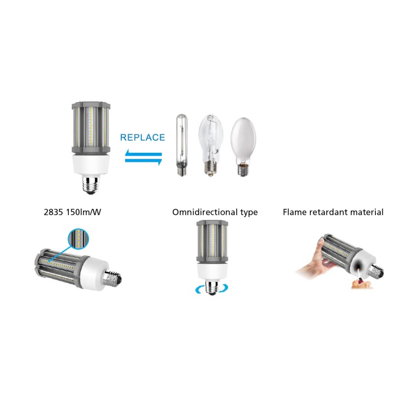 Synergy 21 LED HID Corn Retrofit E27 360° 18W nw - 174049 - 2