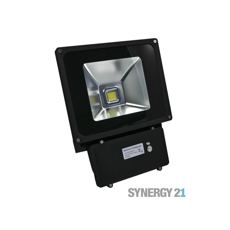 Synergy 21 LED outdoor spotlight 80W black housing - cold white V2 - 97504 - 1