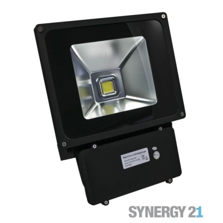Synergy 21 LED outdoor spotlight 80W black housing - cold white V2 - 97504 - 1