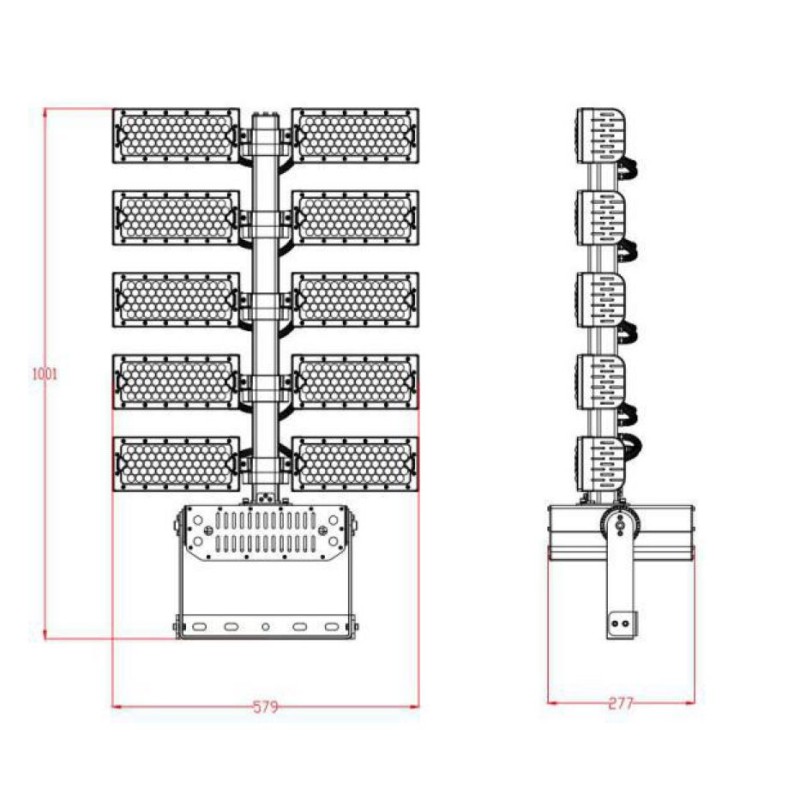Synergy 21 LED object/stadium spotlight 1200W IP66 cw - 154898 - 2
