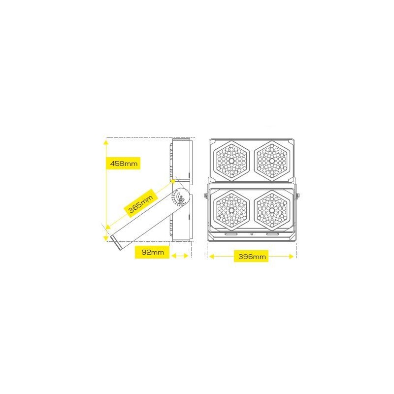Synergy 21 LED object/stadium HC spotlight 400W IP67 cw - 156745 - 2