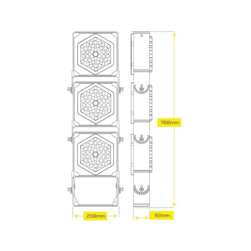 Synergy 21 LED Objekt/Stadion HC Strahler 300W IP67 cw -V - 156755 - 2