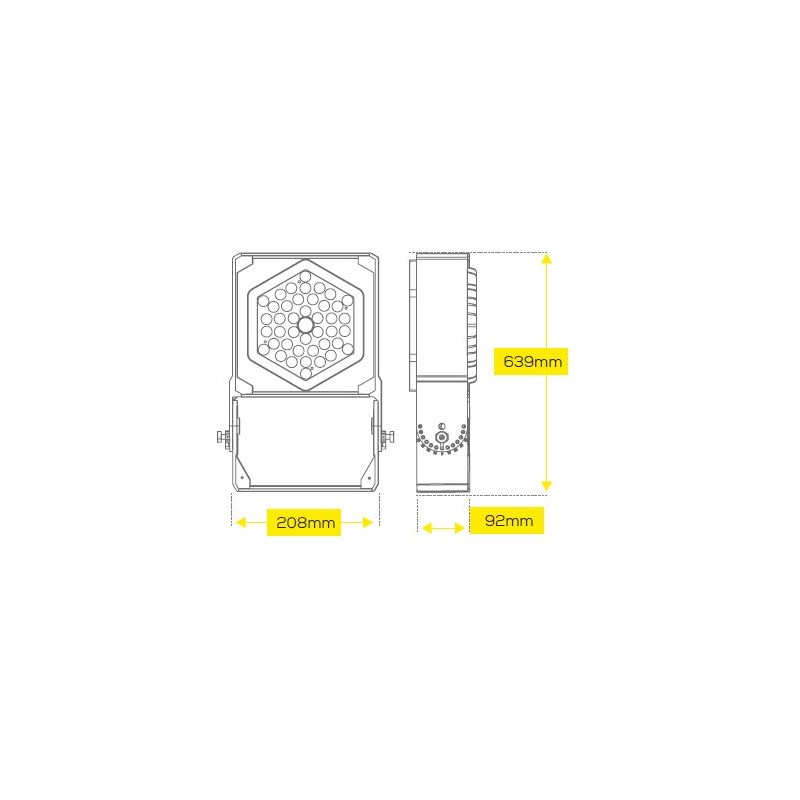 Synergy 21 LED object/stadium HC spotlight 100W IP67 cw dim 60° - 172394 - 2