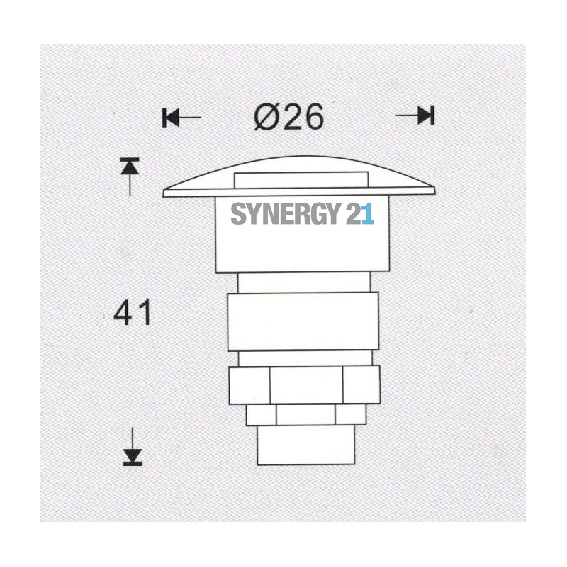 Synergy 21 LED Bodeneinbaustrahler ARGOS rund in-G IP65 cw 90° - 109438 - 2