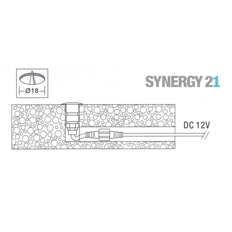 Synergy 21 LED Bodeneinbaustrahler ARGOS round in-GA IP67 ww - 109439 - 3