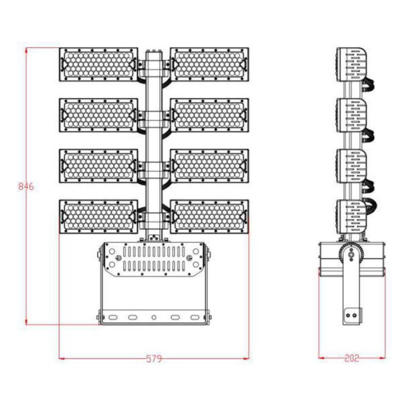 Synergy 21 LED Objekt/Stadion Strahler 960W IP66 cw - 207561 - 2