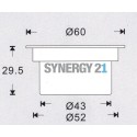 Synergy 21 LED Bodeneinbaustrahler ARGOS rund in-G IP67 cw - 109445 - 2