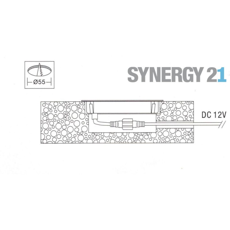 Synergy 21 LED Bodeneinbaustrahler ARGOS rund in-G IP67 cw - 109445 - 3