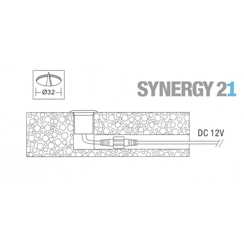 Synergy 21 LED recessed floor spotlight ARGOS round in-GC IP67 RGB - 136868 - 3