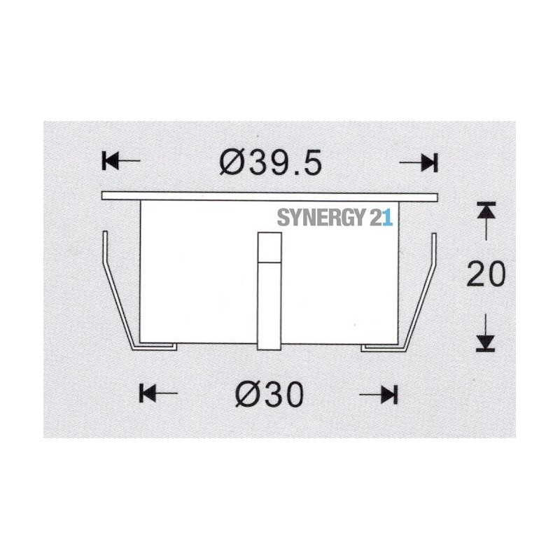 Synergy 21 Bodeneinbaustrahler ARGOS rund minimax IP67 ww V2 - 137898 - 2