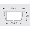 Synergy 21 LED recessed floor spotlight ARGOS round in-GD IP67 RGB - 155613 - 2