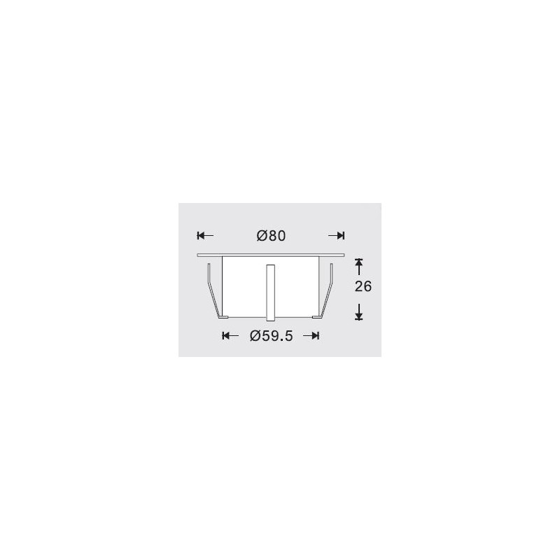 Synergy 21 LED recessed floor spotlight ARGOS round in-GD IP67 RGB - 155613 - 2