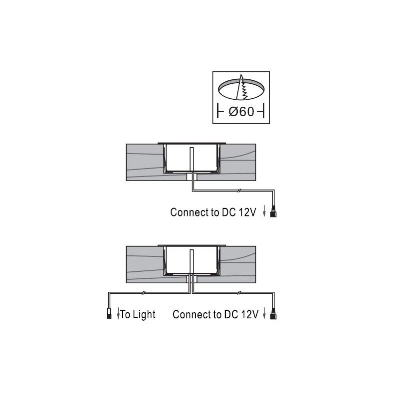 Synergy 21 LED recessed floor spotlight ARGOS round in-GD IP67 RGB - 155613 - 3