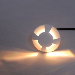 Synergy 21 LED Bodeneinbaustrahler ARGOS rund Segment-4 IP67 ww - braun - 156516 - 1