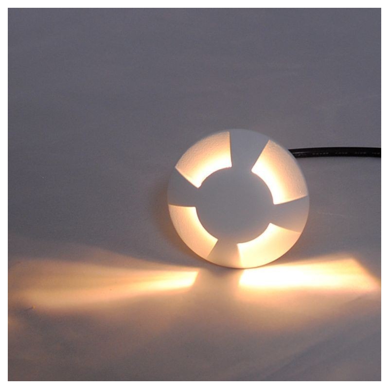 Synergy 21 LED Bodeneinbaustrahler ARGOS rund Segment-4 IP67 ww - braun - 156516 - 1