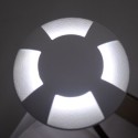 Synergy 21 LED Bodeneinbaustrahler ARGOS rund Segment-4 IP67 ww - braun - 156516 - 3