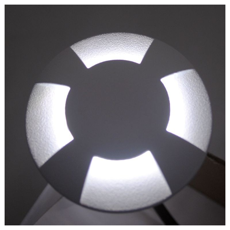 Synergy 21 LED Bodeneinbaustrahler ARGOS rund Segment-4 IP67 ww - braun - 156516 - 3