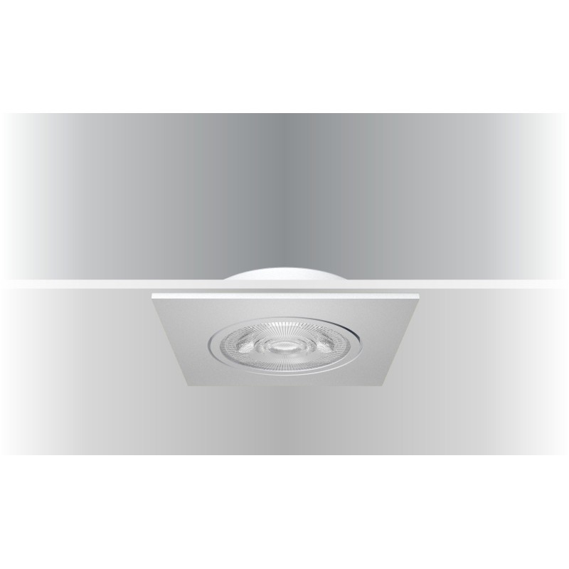 Synergy 21 LED Deckeneinbauspot Helios schwarz, quadratisch+schwenkbar, warmweiß - 182398 - 1