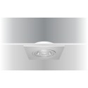 Synergy 21 LED Deckeneinbauspot Helios silber, quadratisch+schwenkbar, warmweiß - 182400 - 1