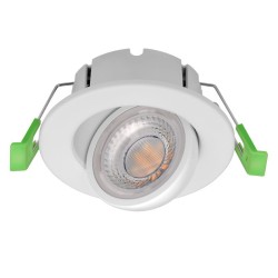 Synergy 21 LED Deckeneinbauspot Phos schwenkbar rund weiß CCT switchable - 241345 - 1