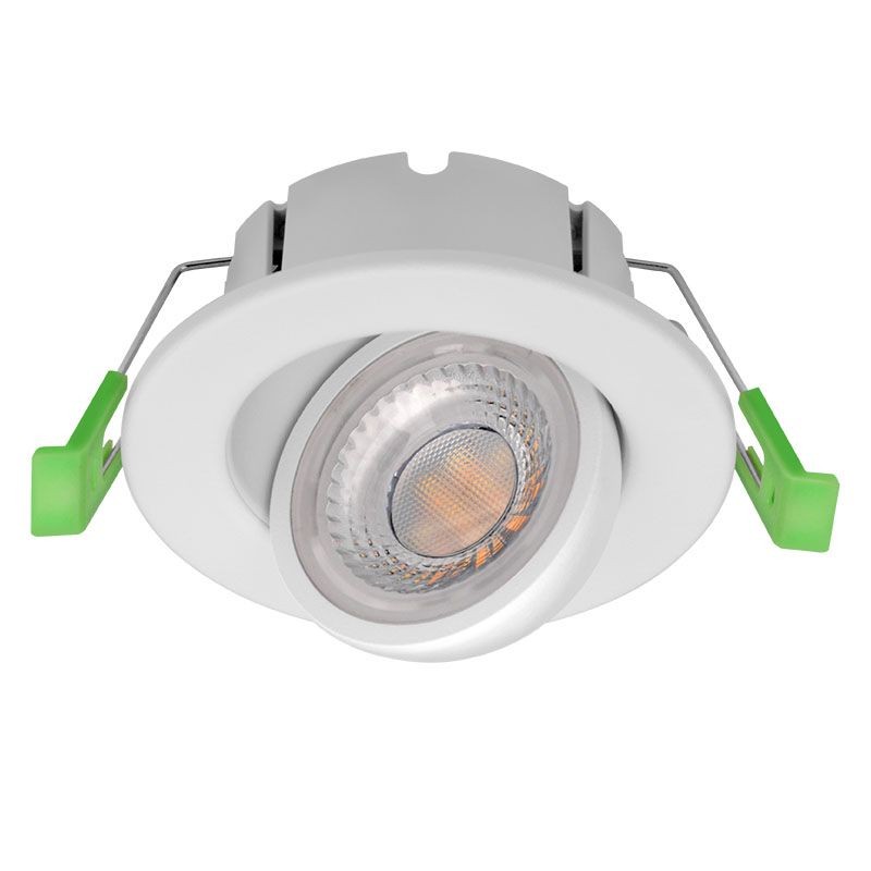 Synergy 21 LED recessed ceiling spot Phos swiveling round white CCT switchable - 241345 - 1