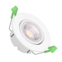 Synergy 21 LED recessed ceiling spot Phos swiveling round white CCT switchable - 241345 - 3