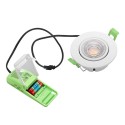 Synergy 21 LED recessed ceiling spot Phos swiveling round white CCT switchable - 241345 - 4