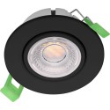 Synergy 21 LED recessed ceiling spot Phos swiveling round black CCT switchable - 241346 - 5