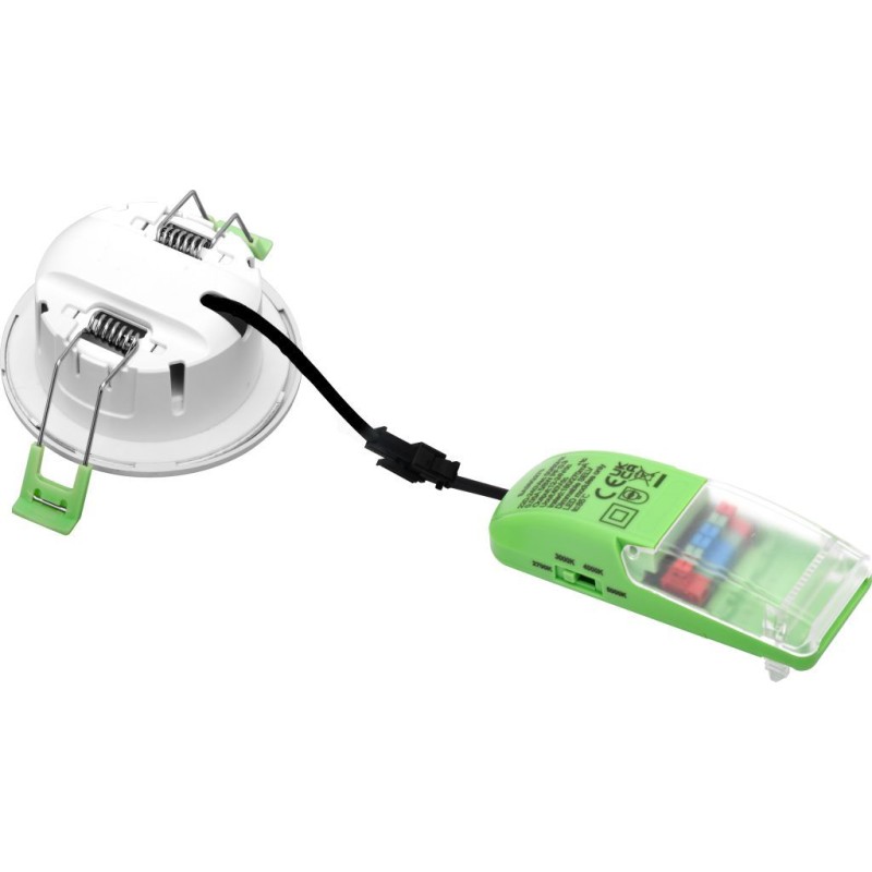 Synergy 21 LED recessed ceiling spot Phos fixed round white CCT switchable - 241347 - 2