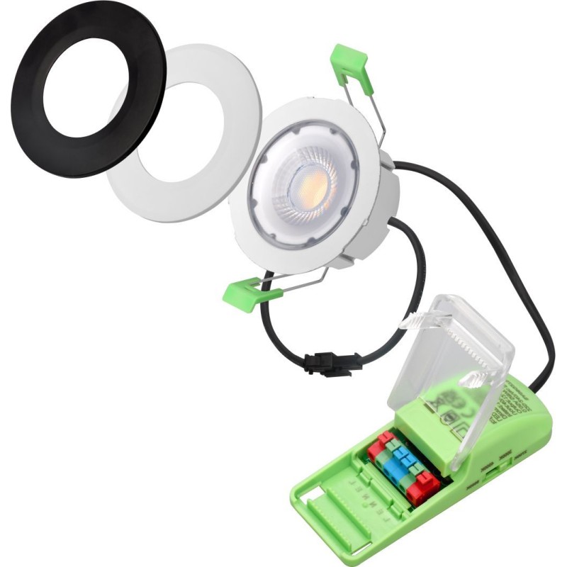 Synergy 21 LED recessed ceiling spot Phos fixed round white CCT switchable - 241347 - 3