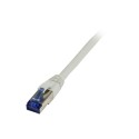 Patchkabel RJ45, CAT6A 500Mhz, 0.15m, grau, S-STP(S/FTP), TPE/LSZH(Superflex), AWG26, Synergy 21 - 166806 - 1
