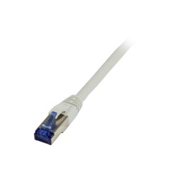 Patchkabel RJ45, CAT6A 500Mhz, 3m, grau, S-STP(S/FTP), TPE/LSZH(Superflex), AWG26, Synergy 21 - 166812 - 1