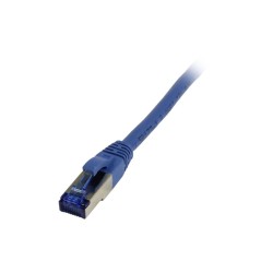 Patchkabel RJ45, CAT6A 500Mhz, 2m, blau, S-STP(S/FTP), TPE/LSZH(Superflex), AWG26, Synergy 21 - 166848 - 1