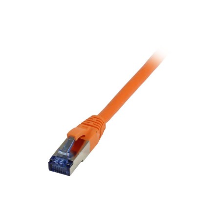 Patchkabel RJ45, CAT6A 500Mhz, 1.5m, orange, S-STP(S/FTP), TPE/LSZH(Superflex), AWG26, Synergy 21 - 166951 - 1