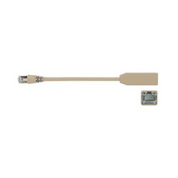 Telegärtner Kabel Disconnect CP-Link, weiss, 0,2m, RJ45 Stecker/Buchse, DDCP-Link, - 167484 - 1