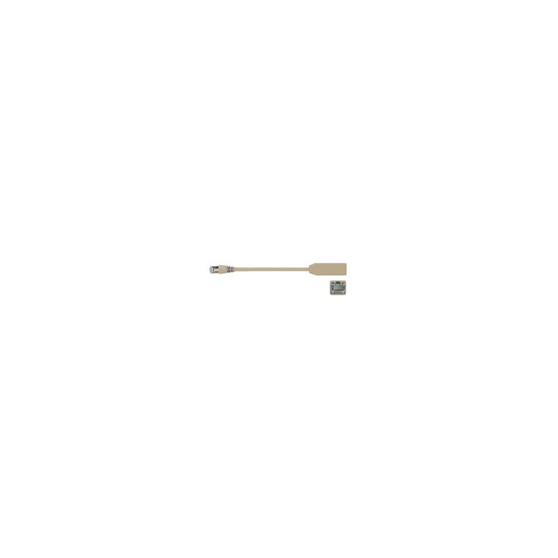 Telegärtner cable Disconnect CP-Link, white, 0.2m, RJ45 male/female, DDCP-Link, - 167484 - 1