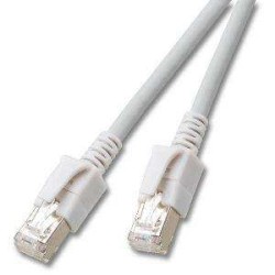 Patchkabel RJ45, VC LED, CAT6A 500Mhz, 7,5m, weiss, LED in den Steckern! - 167765 - 1