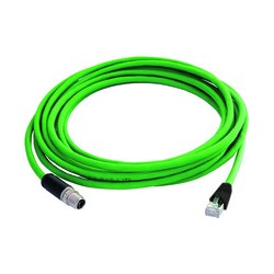 Telegärtner, STX M12x1-RJ45 VL X-kod. Cat.6A, 2m, - 168464 - 1