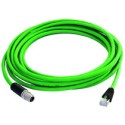 Telegärtner, STX M12x1-RJ45 VL X-kod. Cat.6A, 3m, - 168478 - 1