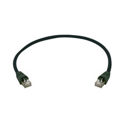 Telegärtner patch cable S/FTP Cat.6A, 0,5m, PE, - 169588 - 1