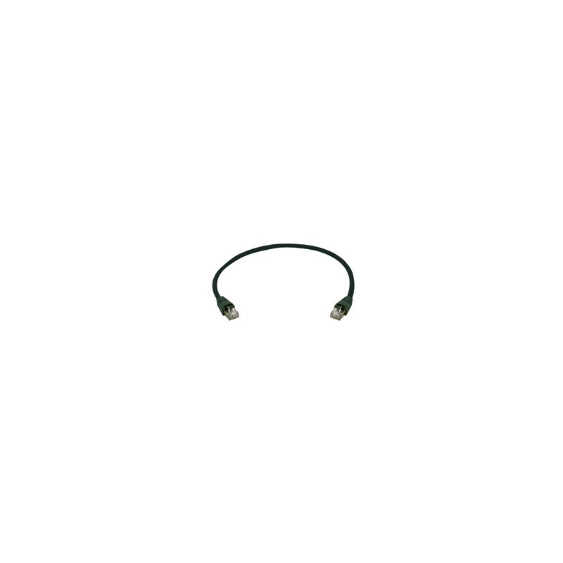 Telegärtner Patchkabel S/FTP Cat.6A, 0,5m, PE, - 169588 - 1