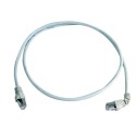 Telegärtner patch cable CAT6A, 0.5m, S/FTP, 1x90° - 1x180°, (ISO/IEC), - 169605 - 1