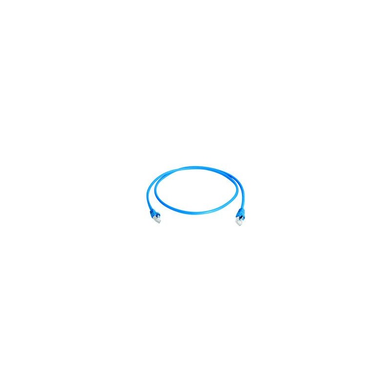 Telegärtner Patchkabel CAT6A, mini, 3.0m, Blau, 500MHz, S-STP(S/FTP), halogenfrei - 169669 - 1