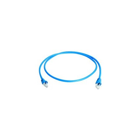 Telegärtner Patchkabel CAT6A, mini, 3.0m, Blau, 500MHz, S-STP(S/FTP), halogenfrei - 169669 - 1