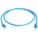 Telegärtner Patchkabel CAT6A, mini,10.0m, Blau, 500MHz, S-STP(S/FTP), halogenfrei - 169748 - 1