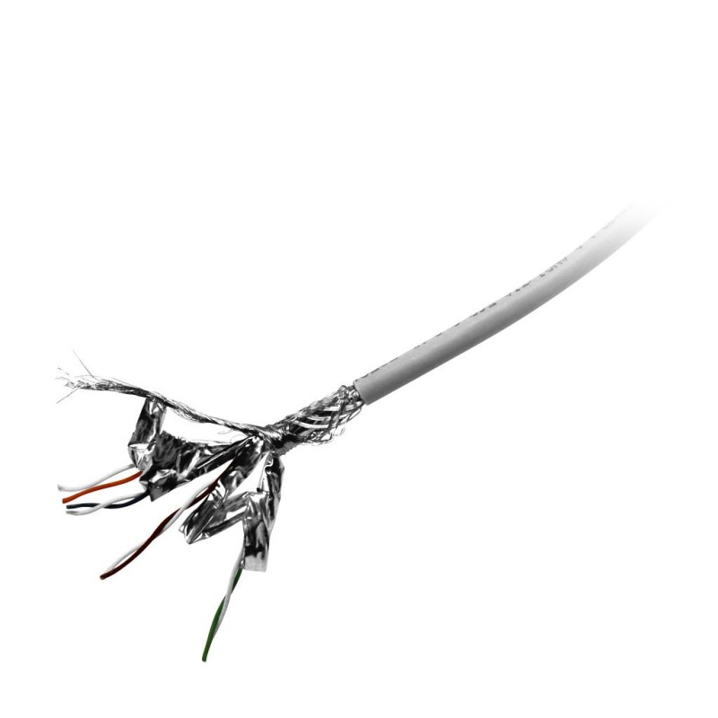 Kabel 500MHz, CAT6A, S-STP(S/FTP), Patchkabel(flex), grau, Hal, 305m Pull out Box, Synergy21, - 178374 - 1